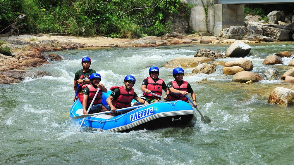 White Water Rafting in Ulu Slim (40km from The Nahrayn) and Gopeng (50 km away)